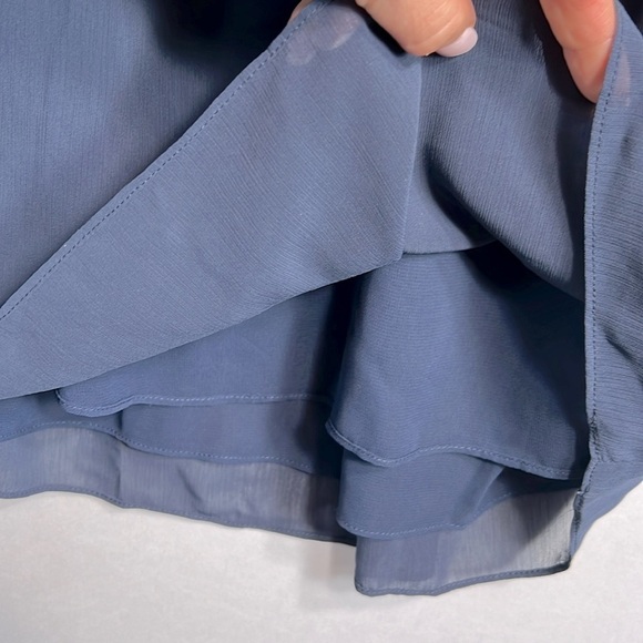 J. Crew Flutter Cuff Chiffon Peasant Top size S NWT - Picture 5 of 7